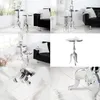 cagü: Design Barock Beistelltisch [LAVAL] Rund Silber aus Produktbild-Vorschau 4