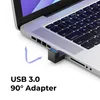 deleyCON USB 3.0 Winkel Adapter - 90° Grad Winkeladapter - Produktbild-Vorschau 3