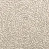vidaXL Tappeto ZIZUR crema 120x120 cm effetto juta per Anteprima dell’immagine prodotto 4