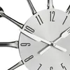 Orologio da parete Relaxdays con posate, orologio da cucina Anteprima dell’immagine prodotto 5