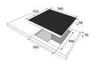 Amica DI6402B, Schwarz, Integriert, 59 cm, Produktbild-Vorschau 7