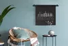 MuchoWow® Wandteppich Wandbehang Skyline "Barcelona" weiß Produktbild-Vorschau 4