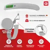 Digitale Kofferwaage 50 kg – Gepäckwaage Hängewaage mit Produktbild-Vorschau 2