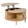 Table basse ronde Merax avec montants verticaux, table de Voir les images du produit 10