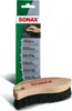 A Sonax textile and leather brush with its packaging. Podgląd zdjęcia produktu