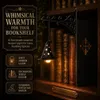 Boekenrek lampen set van 3 – Vintage LED nachtlampjes, Productafbeelding-voorbeeld 3