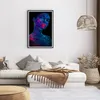 Gerahmtes Poster - Schwarzer Rahmen - Frau Ultraviolett Produktbild-Vorschau 7