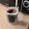 Morgenmuffel Katze Glas Tasse mit Spruch Guten Morgen - Produktbild-Vorschau 5