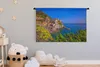 MuchoWow® Wandteppich Wandbehang Blauer Himmel über Cinque Produktbild-Vorschau 3