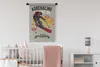 MuchoWow® Wandteppich Wandbehang Ski - Sport - Vintage - Produktbild-Vorschau 2