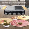 8-dielny raclette gril | stolný gril | kamenná doska | Náhľad obrázku produktu 3