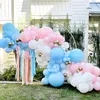 Ballonbogen-Set 147-tlg. Pastellblau/Rosé für Feste Productafbeelding-voorbeeld