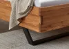 Doppelbett 'Amelie' 180x200cm Wildeiche massiv Produktbild-Vorschau 3