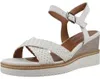 Tamaris Sandalette Damen Keilsabsatz weiß,EU 41 Produktbild-Vorschau 6
