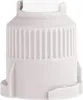 A white plastic adapter or connector, possibly for a tube or pipe, shown in isolation against a white background. Anteprima dell’immagine prodotto