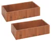 WENKO Aufbewahrungsbox Mod. Mera, 2er Set, aus geräuchertem Produktbild-Vorschau 1