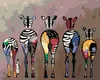 Zuty - Malen nach Zahlen - HERDE VON ZEBRAS, 40x50 cm, ohne Produktbild-Vorschau 1