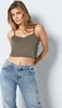 NOISY MAY Einfarbiges Crop Top mit Spaghettiträgern Produktbild-Vorschau 6