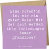 Mr. & Mrs. Panda Grußkarte Spruch Dozentin Genuss - Produktbild-Vorschau 1