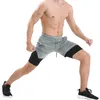 Lixada 2-in-1 Herren Laufshorts mit Handtuchschlaufe Produktbild-Vorschau 5