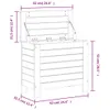 vidaXL Gartenhocker 62x31,5x52 cm Massivholz Kiefer Produktbild-Vorschau 10