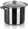 Casseruola in acciaio inox 24cm 9L con coperchio in vetro Anteprima dell’immagine prodotto 1