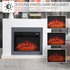 Kominek elektryczny HOMCOM LED z efektem płomieni, model Podgląd zdjęcia produktu 4