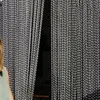 Türvorhang "Riva 3" 90 x 210 cm silber/schwarz Produktbild-Vorschau 2