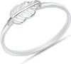 Schmaler Ring Leaf 925er Silber Blatt SR0329 Produktbild-Vorschau 1
