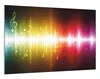 Wallario Wandbild Blau-gelbe Noten der Musik, Größe: 61 x Produktbild-Vorschau 2