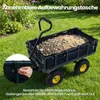 COSTWAY Bollerwagen, Gartenwagen Metall, bis 410 kg, Produktbild-Vorschau 8