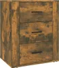 vidaXL Noční stolek Smoked Oak 50x36x60 cm výrobek ze dřeva Náhled obrázku produktu 2