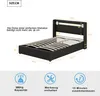 okwish LED Polsterbett 140x200 Bett mit Bluetooth-Player Produktbild-Vorschau 7