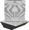A white cube with a black dot pattern sits on a black, angled base with a similar dot pattern. Podgląd zdjęcia produktu