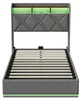 Boxspringbed 90x200 cm met hydraulische opbergruimte, een Productafbeelding-voorbeeld 4
