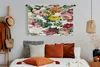 MuchoWow® Wandteppich Wandbehang Blumen - Strauch - Weiß Produktbild-Vorschau 4