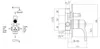 KIRKÉ Duscharmatur, 2 Wege, bronze Produktbild-Vorschau 3