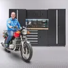 Werkbank 160 cm mit Hängeschrank und 2 breiten Produktbild-Vorschau 5