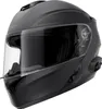 A black Sena OutRush R modular motorcycle helmet with a clear visor and brown accents. Produktbild-Vorschau