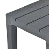 vidaXL Gartenbänke 2 Stk. Anthrazit Kunststoff Produktbild-Vorschau 4