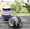 Original Bunzlauer Keramik 650ml Bierkrug Humpen mit Henkel Produktbild-Vorschau 3