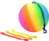 Palla arcobaleno John Toy misura 5 con cavo Anteprima dell’immagine prodotto 2
