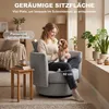 HOMCOM Sessel Wohnzimmer 360° drehbar Loungesessel Produktbild-Vorschau 7