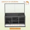 PawHut Hamsterkäfig Nagerkäfig Kleintierstall aus Holz Produktbild-Vorschau 6