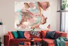 MuchoWow® Poster Tinte - Pastell - Abstrakt 160x120 cm - Produktbild-Vorschau 2