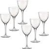 A collection of six clear cocktail glasses arranged on a white background. Produktbild-Vorschau
