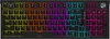 A top-down view of a black mechanical keyboard with RGB backlighting. Náhľad obrázku produktu