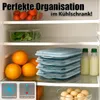 BigDean 4er Set Aufschnittboxen für Kühlschrank stapelbar – Produktbild-Vorschau 4