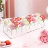 (12 Löcher, ohne Licht) Klare Acryl-Blumenvase, Produktbild-Vorschau 6
