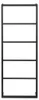 Sapho SKA wandhanddoekhouder, 450x1150x100 mm, mat zwart Productafbeelding-voorbeeld 3
